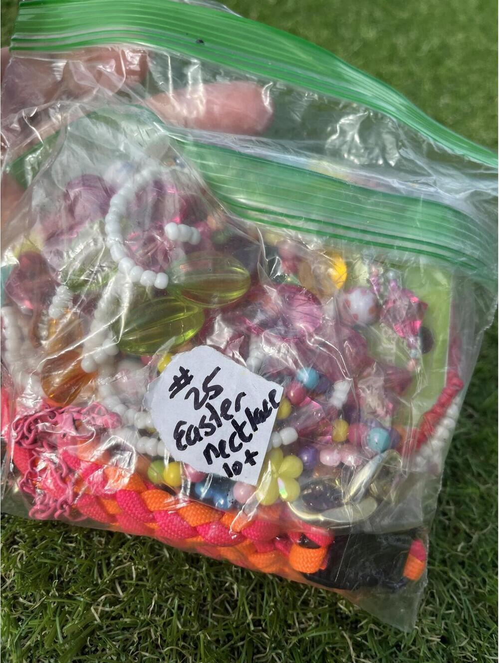 Assorted‎ Easter Themed Beaded Necklaces and Bracelets Set